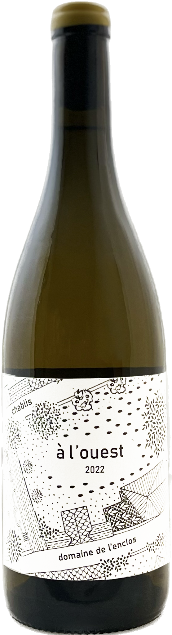 Chablis -  à l ouest  - Domaine de L Enclos 2022 - BIO