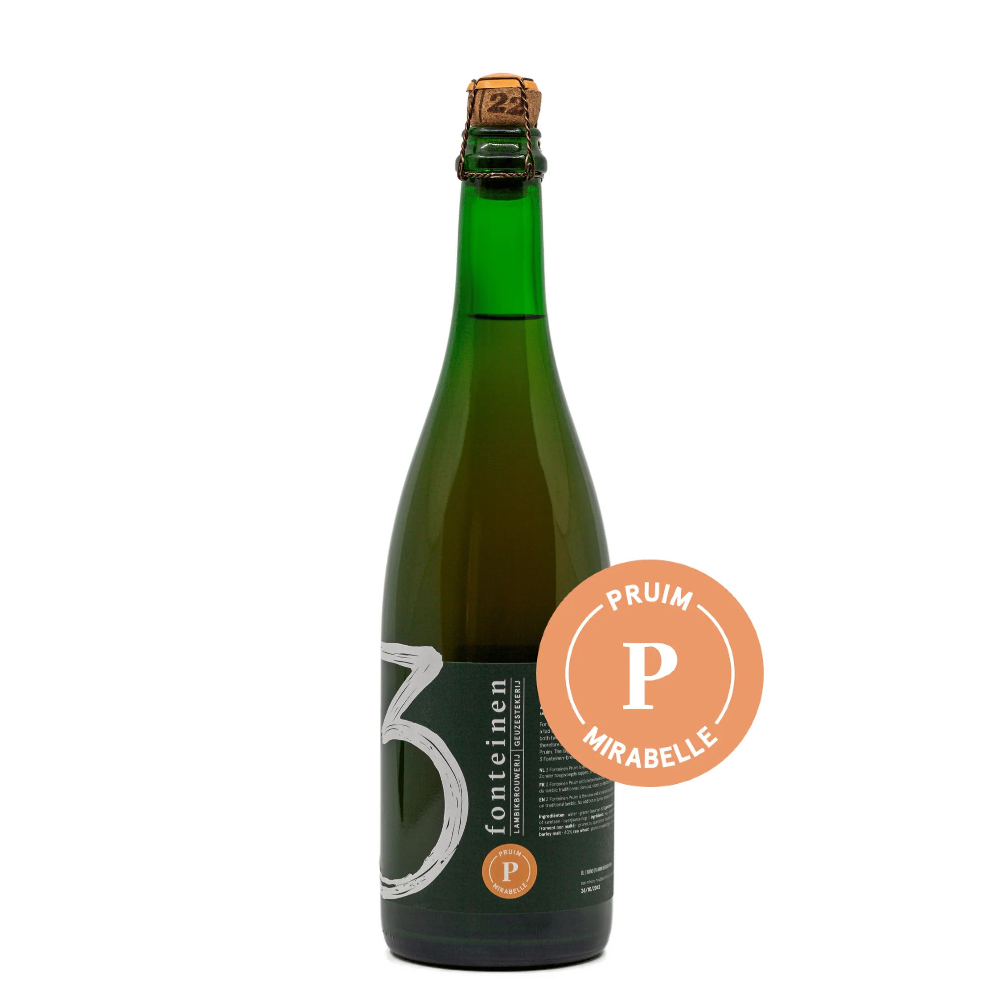 Pruim Mirabelle - Fruit Lambic - 3 Fonteinen